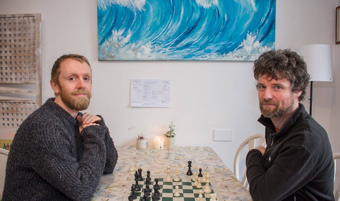 Bantry Chess Club members at Bridge Street Cafe